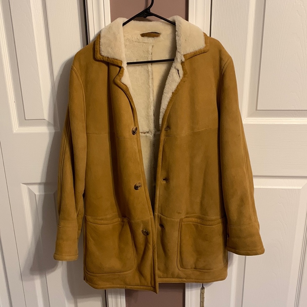 Vintage Brooks Brothers Lambskin Shearling Jacket